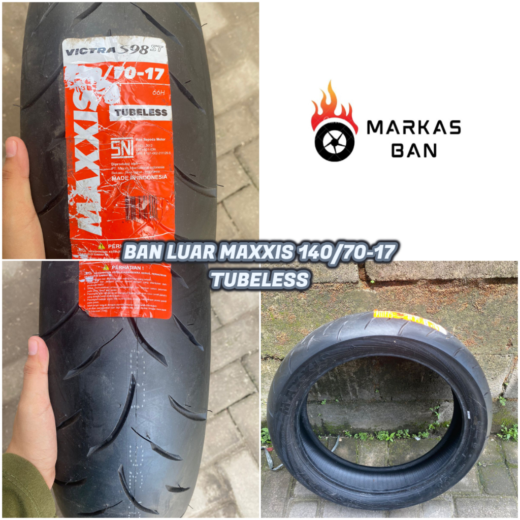 BAN LUAR MAXXIS VICTRA S98 140/70-17 TUBLESS || BAN LUAR MOTOR RING 17 MAXXIS 140/70-17 TUBELESS