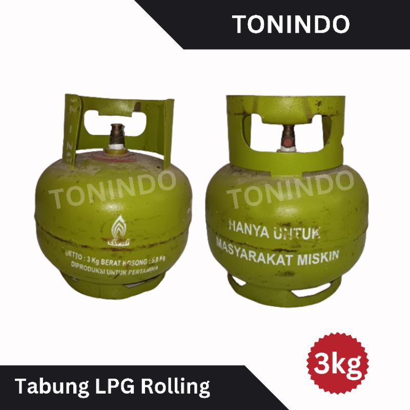 Tabung LPG Rolling 3kg/ Tabung LPG Kosong