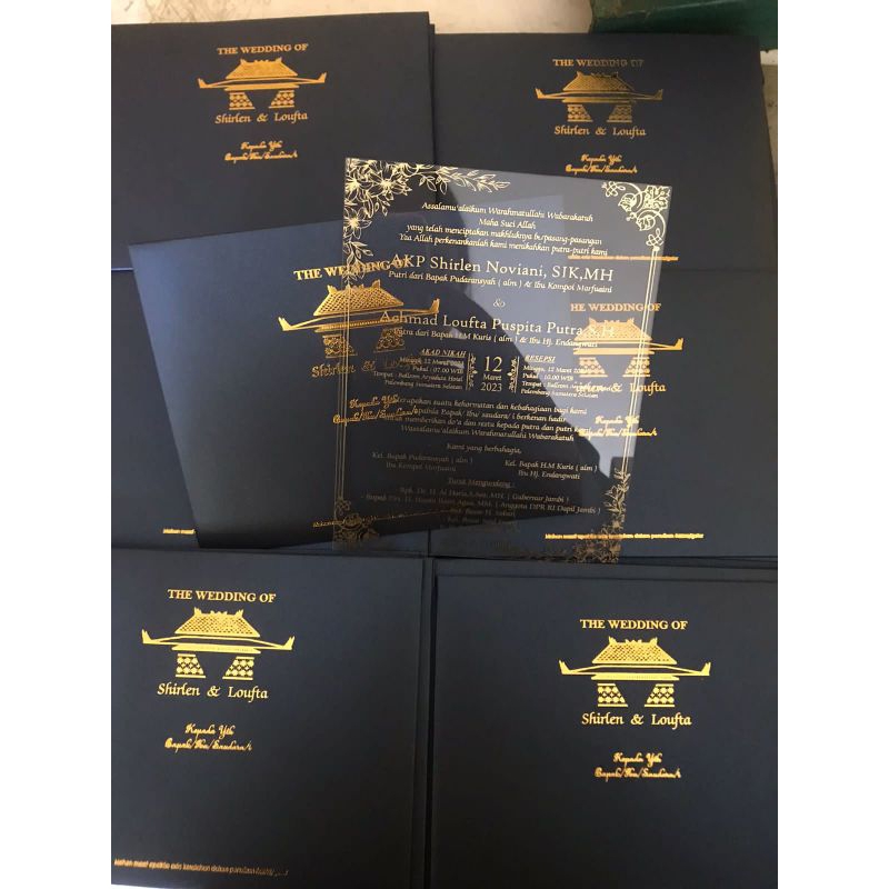 Undangan Akrilik Transfaran Bening Kaca