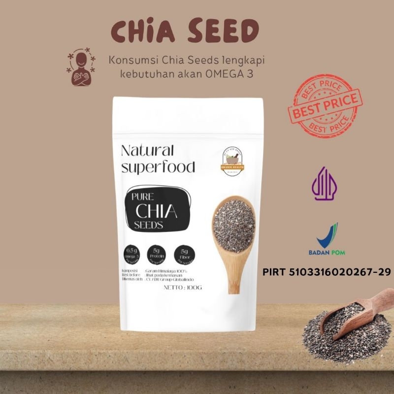 

Black Chia Seed Premium Original Diet (100gr)