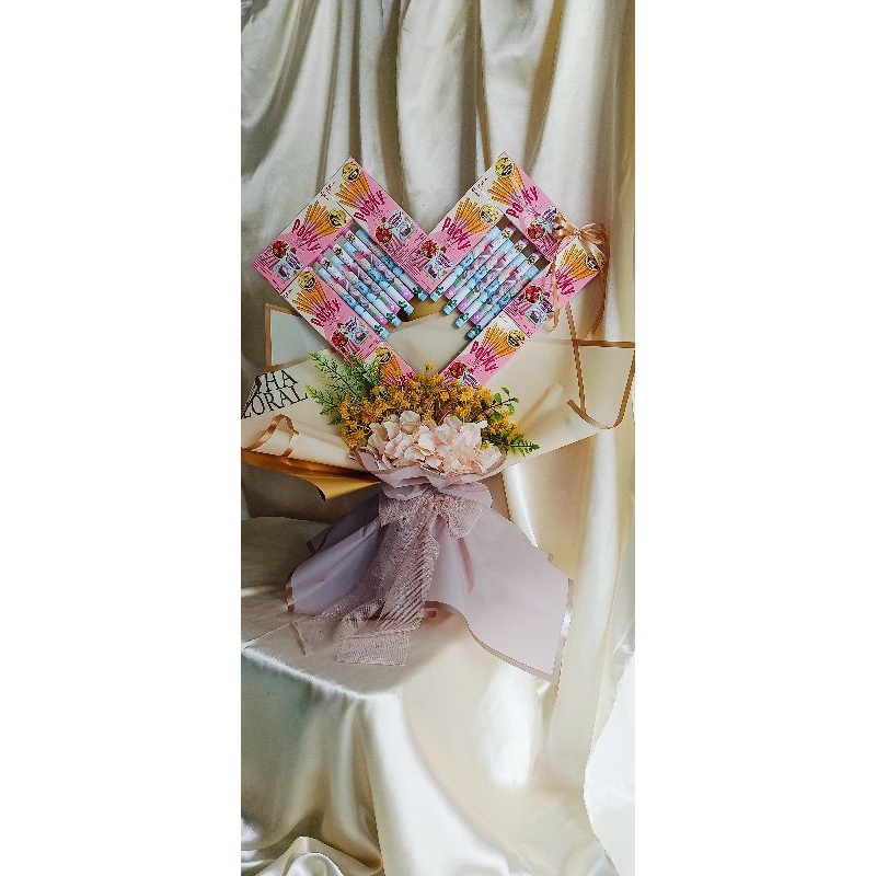 Snack_Money_Bouquet_Buket_Uang_Asli_Valentine_Gift_Brithday_Ulang_Tahun_Phoky