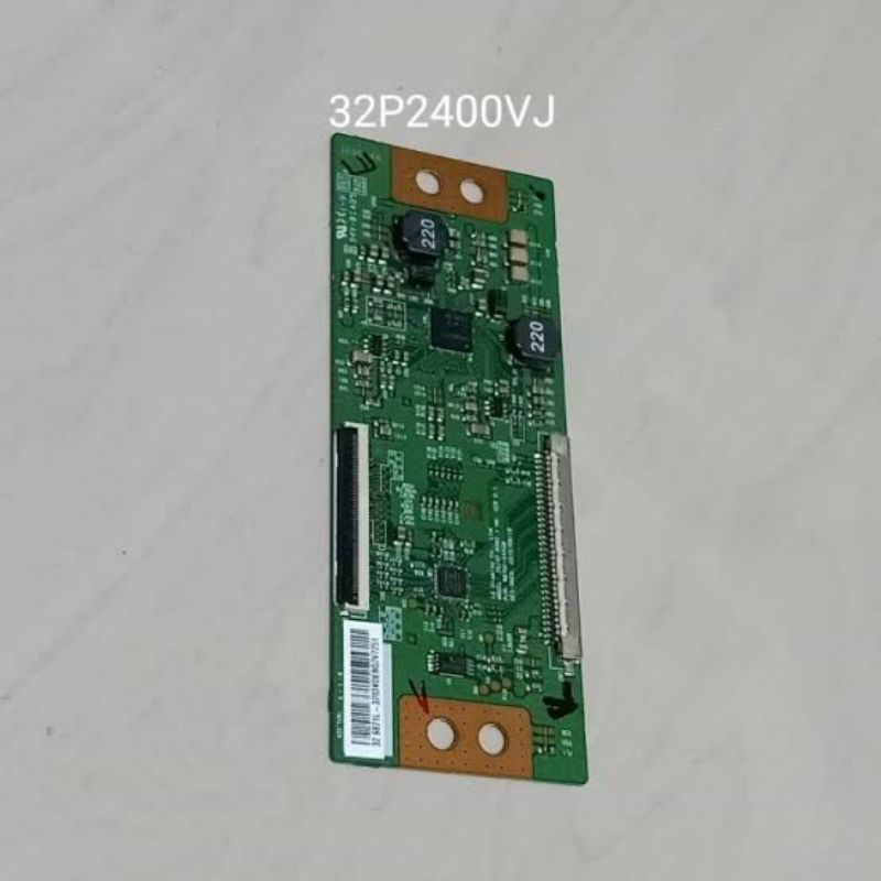 TCON TIKON TCON BOARD PAPAN LAYAR TV TOSHIBA 32P2400VJ