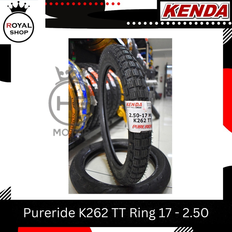 Ban Luar KENDA Semi Trail K262 Ukuran 250 275 Ring 17 Motor Bebek - 275-17