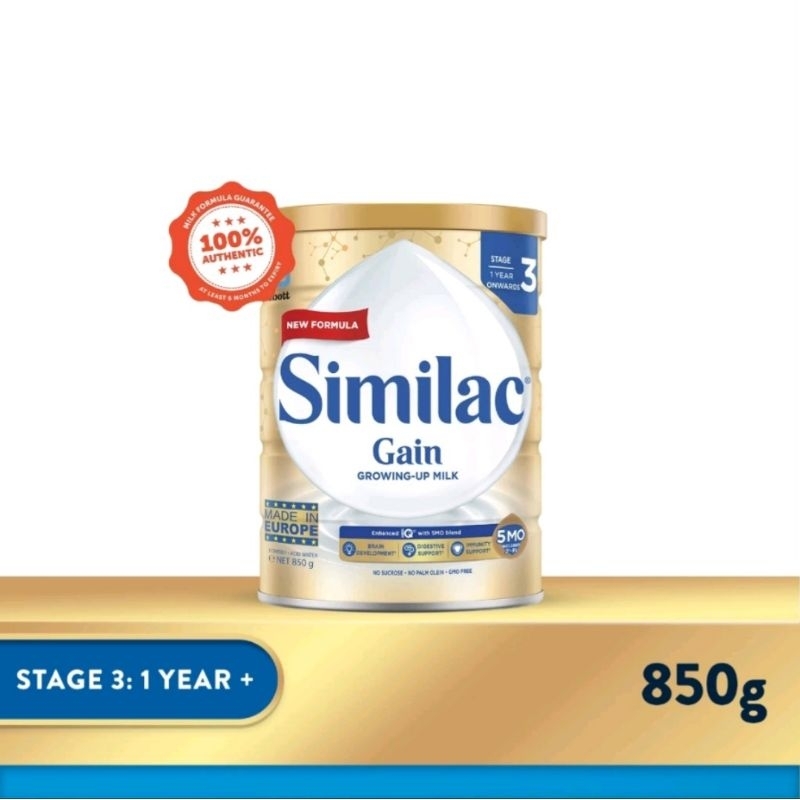 Similac Gain Step 3 - 1 Tahun keatas 850g Import Singapore