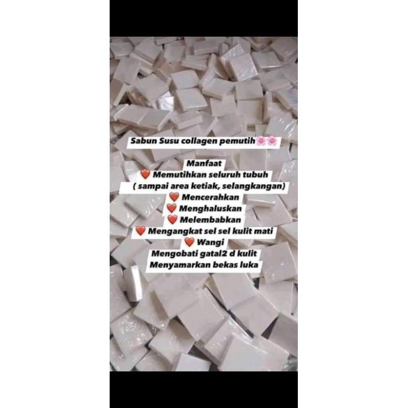 Sabun Susu Collagen Pemutih