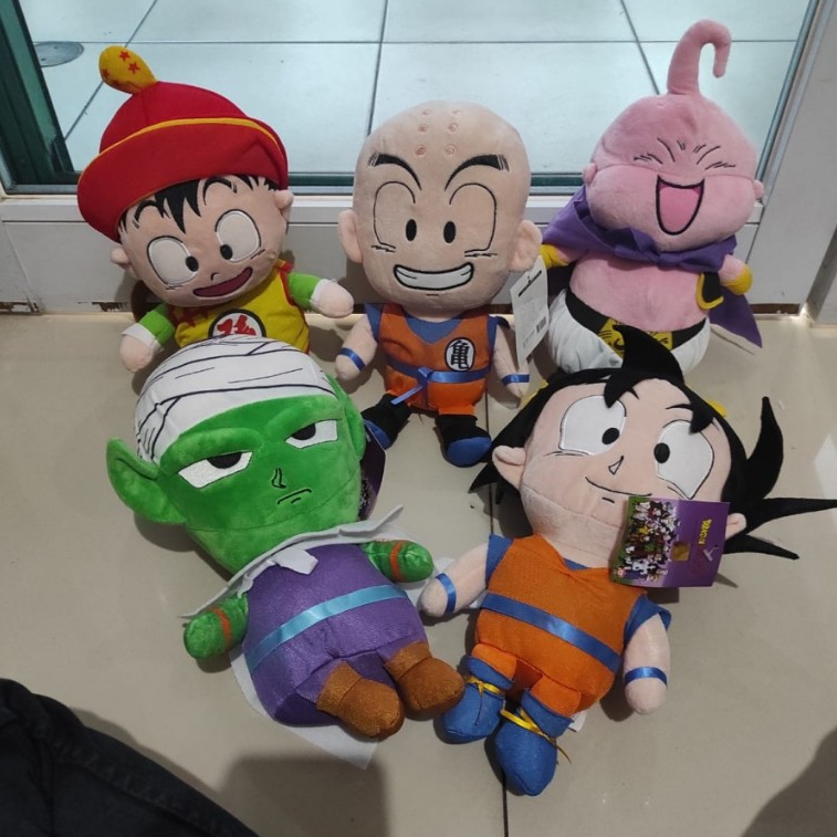 Boneka Dragon Ball 30cm Boneka Goku Boneka Gohan Boneka Piccolo Boneka Vegeta Boneka Trunks BONEKA M