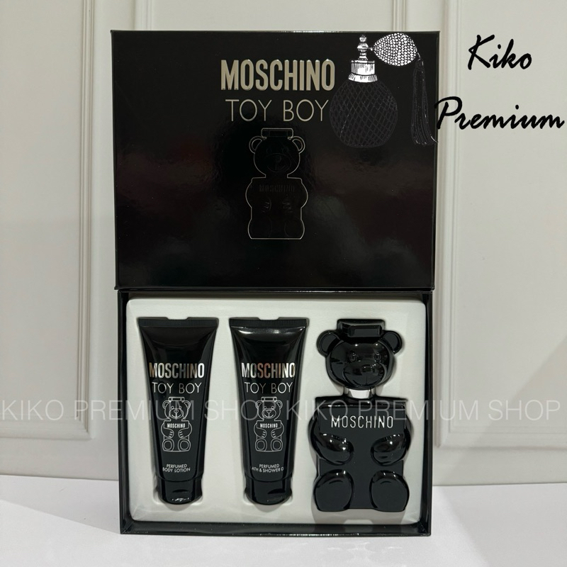 Moschino Toy Boy isi 3Pc Gift Set | Perfume Parfum Body Lotion Bath Shower Gel