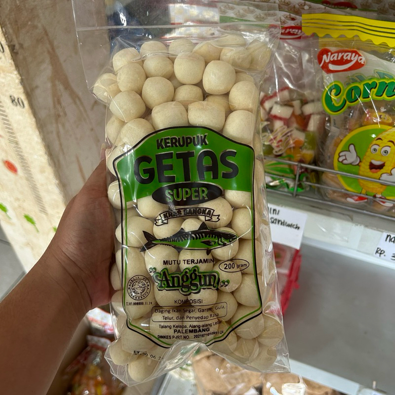 

kerupuk getas khas bangka 200gram