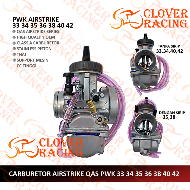 [ BISA COD ] KARBURATOR AIRSTRIKE PWK 33 34 35 36 38 40 42 CARBURETOR PWK33 PWK34 PWK35 PWK36 PWK38 
