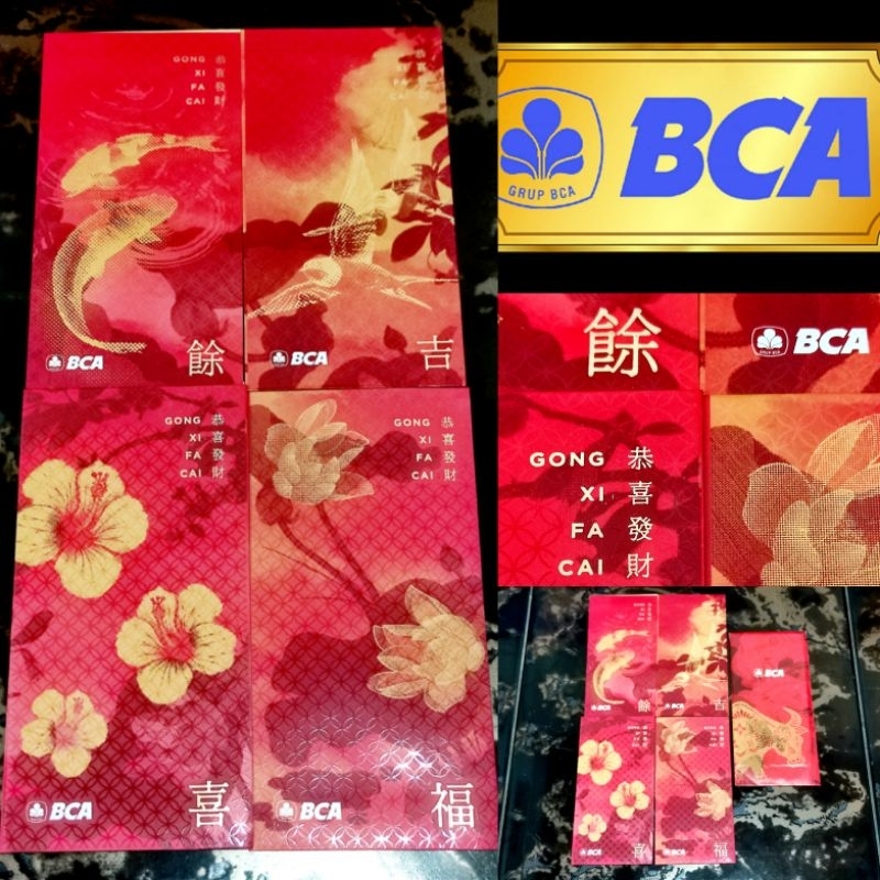 angpao imlek bca bank amplop merah