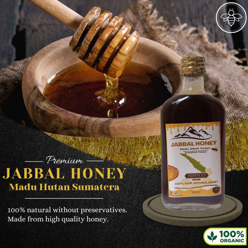 

Jabbal Honey Madu Hutan Sumatera 250 ML Premium RAW Honey