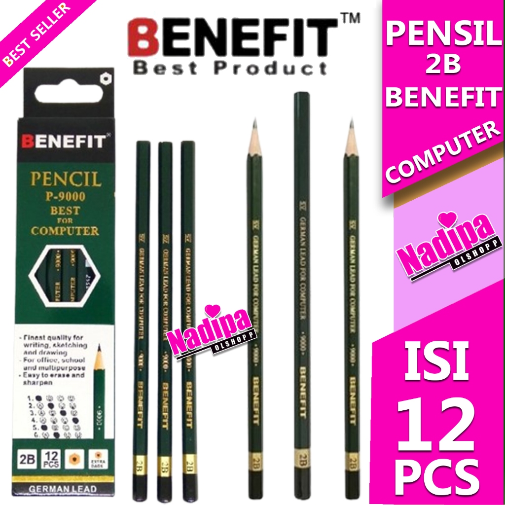 

PENSIL BENEFIT P - 9000 2B 1 PACK ISI 12 PCS NADIPA OLSHOPP