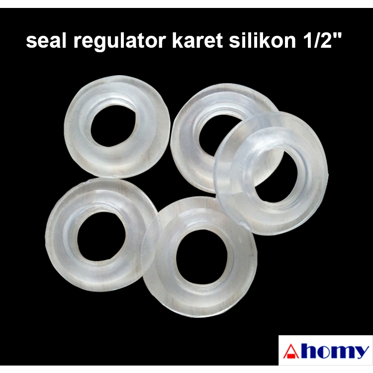 seal regulator elpiji karet silikon ½” bening