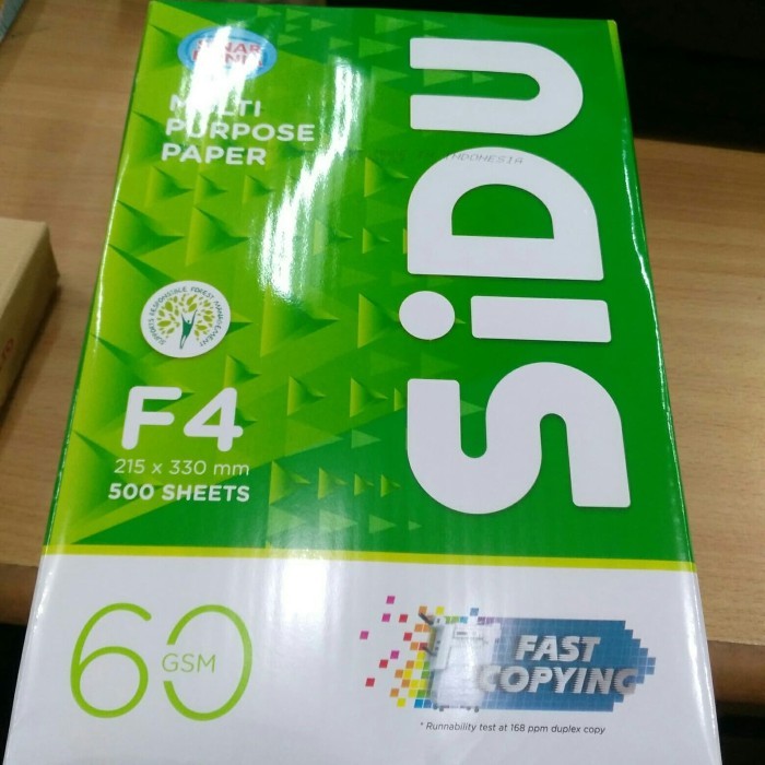 

Kertas HVS F4 60gram Sinar Dunia