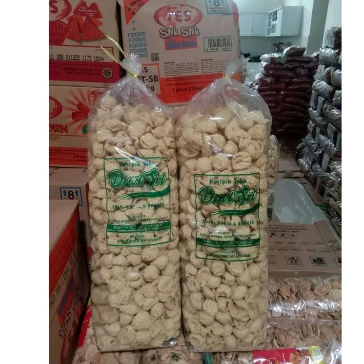 

Keripik Tahu Walik Crispy 1 Ball isi 2kg enak gurih merk Terenak