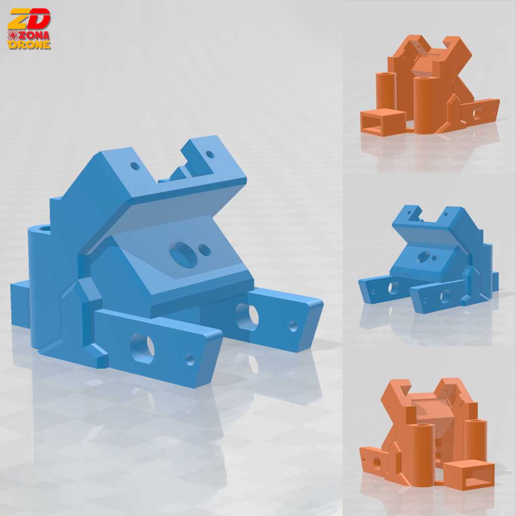 iFlight Chimera7 Pro V2 - Single SMA Holder with ELRS Mount