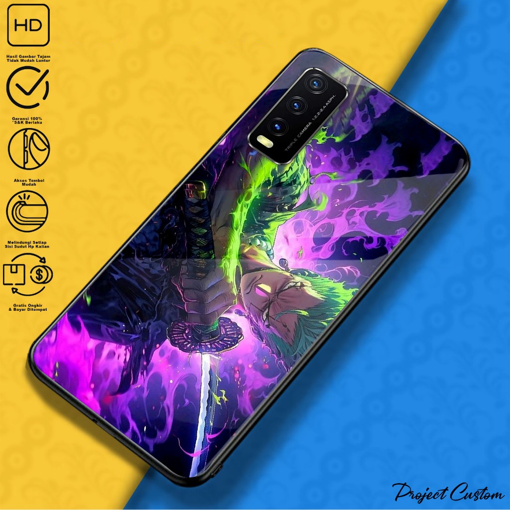 Case Vivo Y20 Y12S Y20S Y20SG - Casing Hp Vivo Y12S Y20 Y20S Y20SG ( Roronoa Zoro ) Softcase Hp VIVO