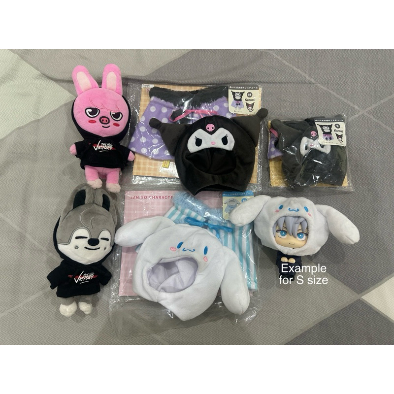 stray kids skzoo victory plush doll 15cm dwaekki wolf chan sanrio cape official merch