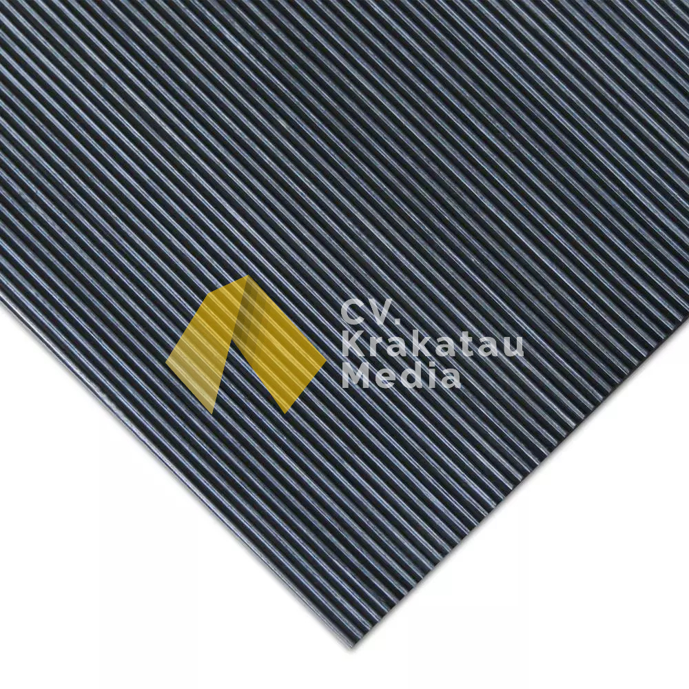 Karpet Karet Lantai Rumah Sakit Anti Slip Motif Garis - Karpet Karet Motif Salur