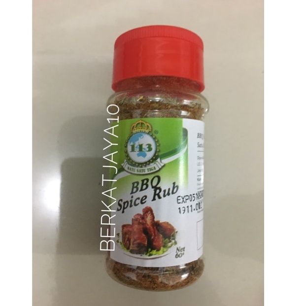 

Miliki Sekarang Bumbu Masak 113 Barbeque Seasning BBQ Spie Rub Satu Satu Tiga 6gr 78