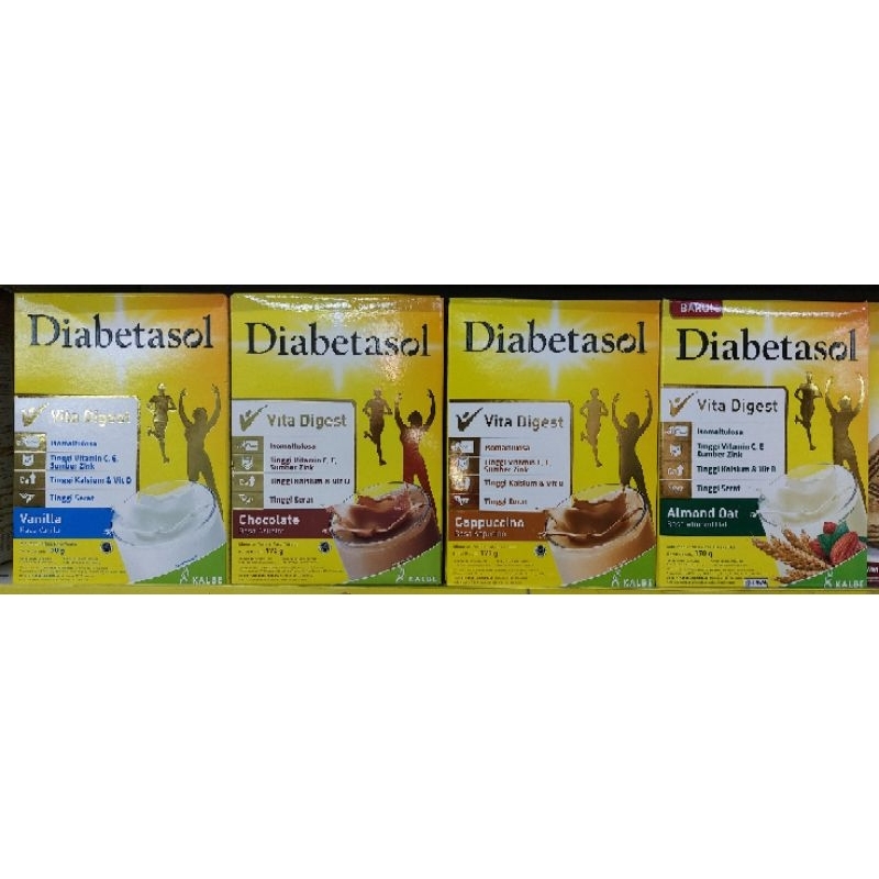 

KZ - diabetasol susu bubuk 170g dengan 4 variant rasa