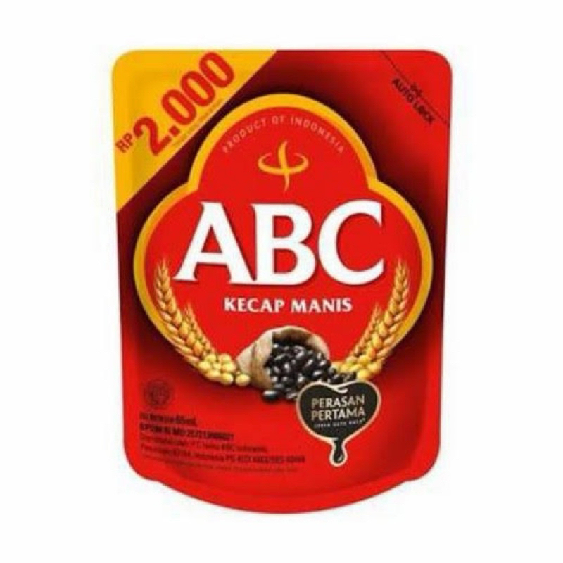 

kecap manis Abc kemasan pouch 60 ml kecap Abc