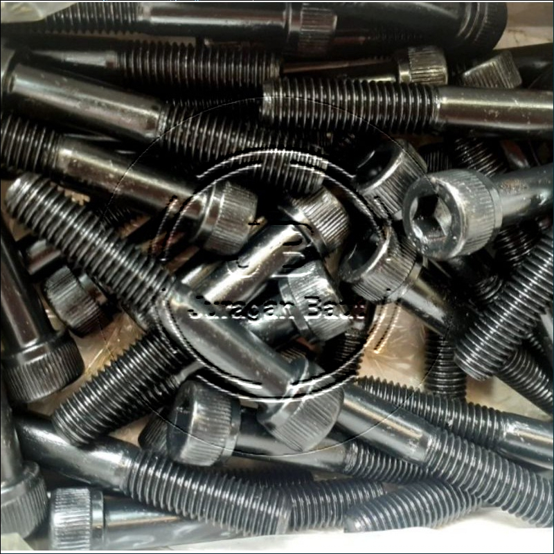 BAUT L M10X60 BAJA PANJANG 6 CM 6CM BAUD L BAJA M10 X 60 KUNCI L8 L 8 KUNCI PAS 17 HALF DRAT WARNA H