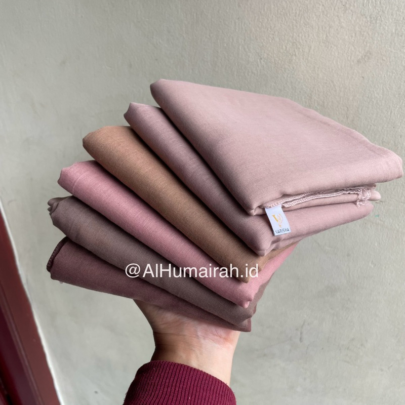 Nude Series - PARIS JADUL Hijab Segi Empat 110x110cm Varisha - Red Rose - Azahra - Jilbab Persegi Ol