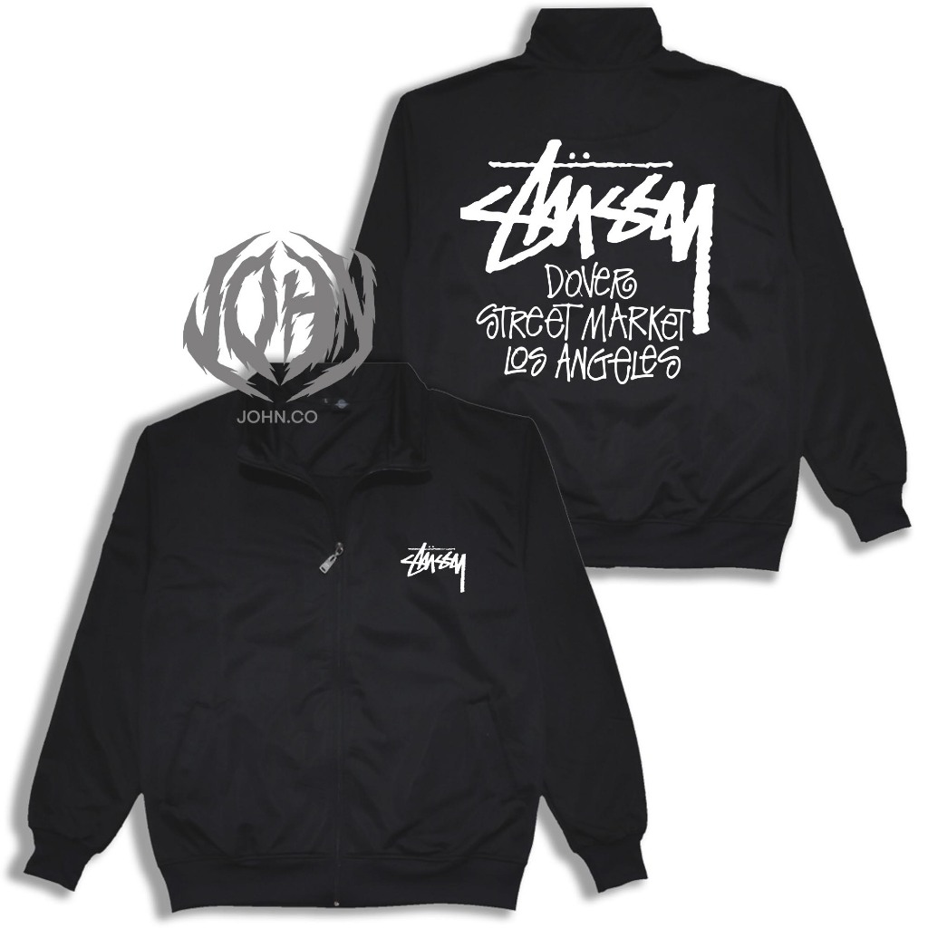 Jaket Tracktop Stussy Los Angeles