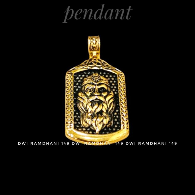 Pendant Liontin Titanium pria LIONTIN ZEUS LTC