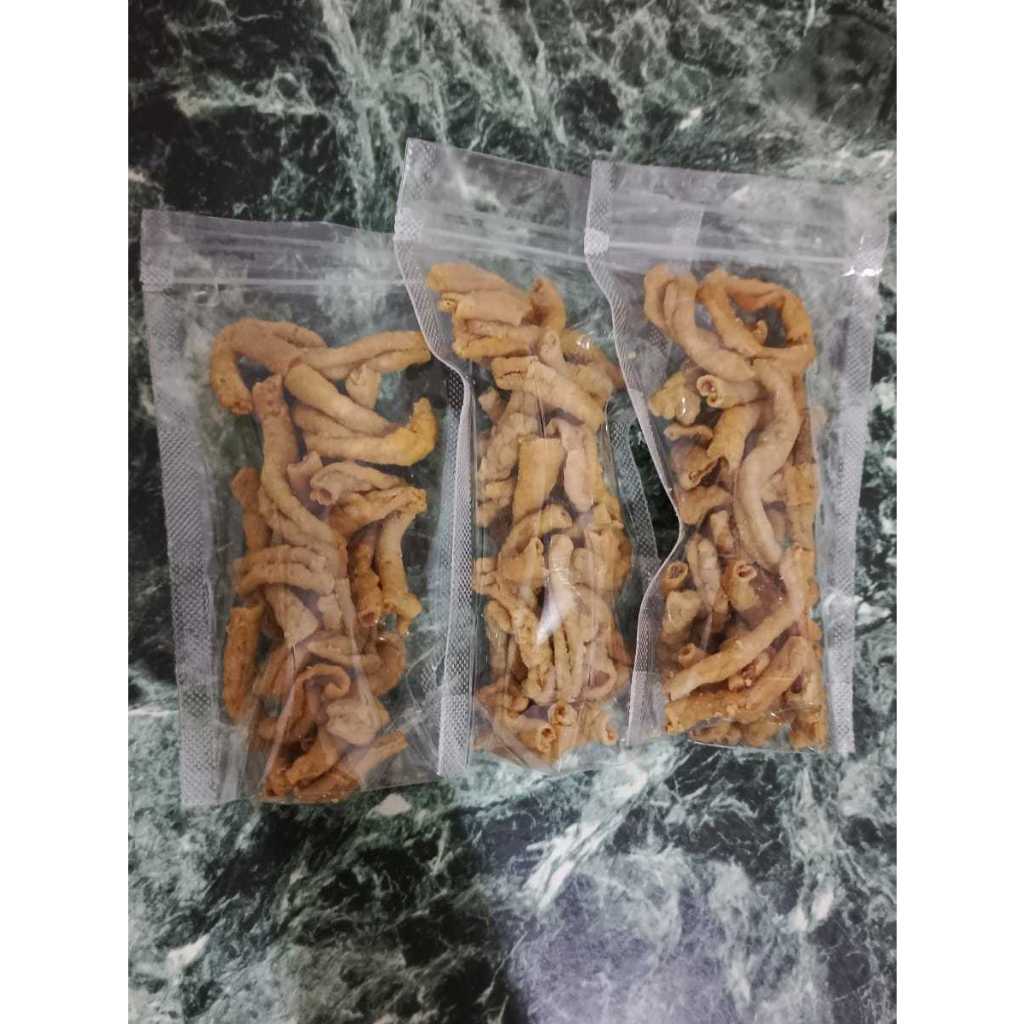 

Cemilan Keripik Usus Ayam Goreng 500gr
