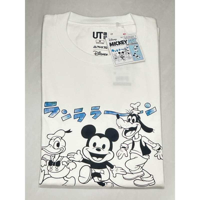 Kaos Uniqlo UT x Mickey Manga Art Size M (BNWT) Tag Lengkap Original 100%