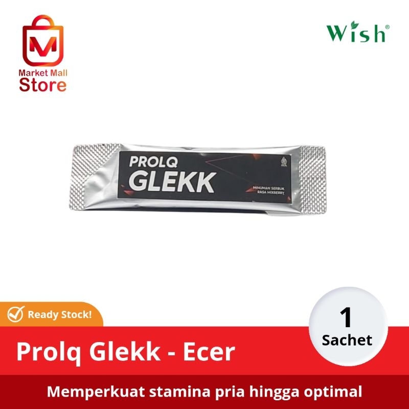 Prolq Glekk Dr Boyke Original Meningkatkan Stamina Vitalitas Pria - Ecer 1 Sachet