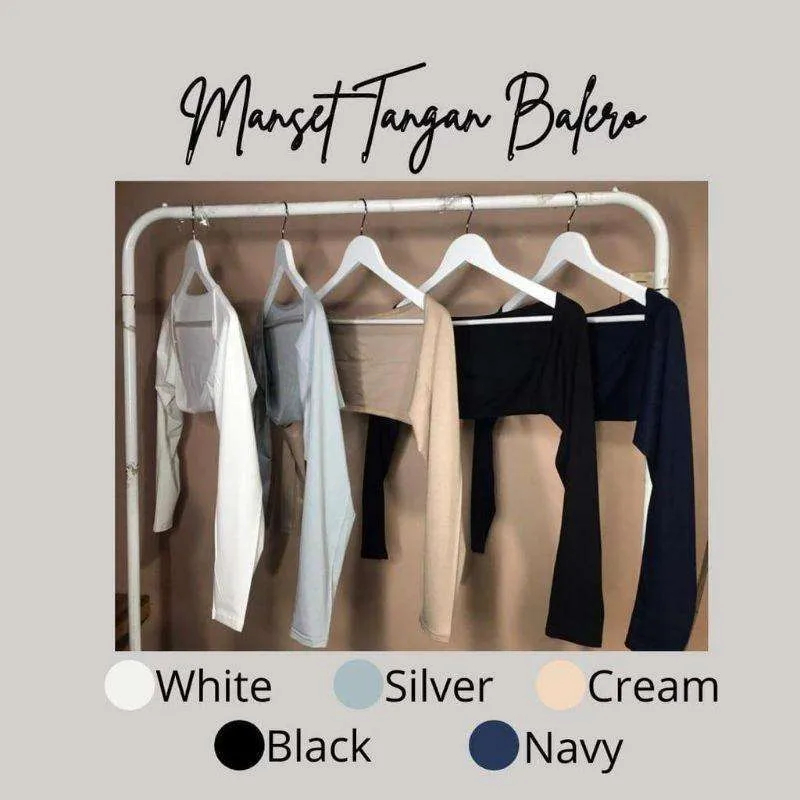 MANSET BALERO CROP TOP KIMBERLY MANSET LENGAN SAMBUNG BALERO MANSET LENGAN PANJANG WANITA Manset Wan