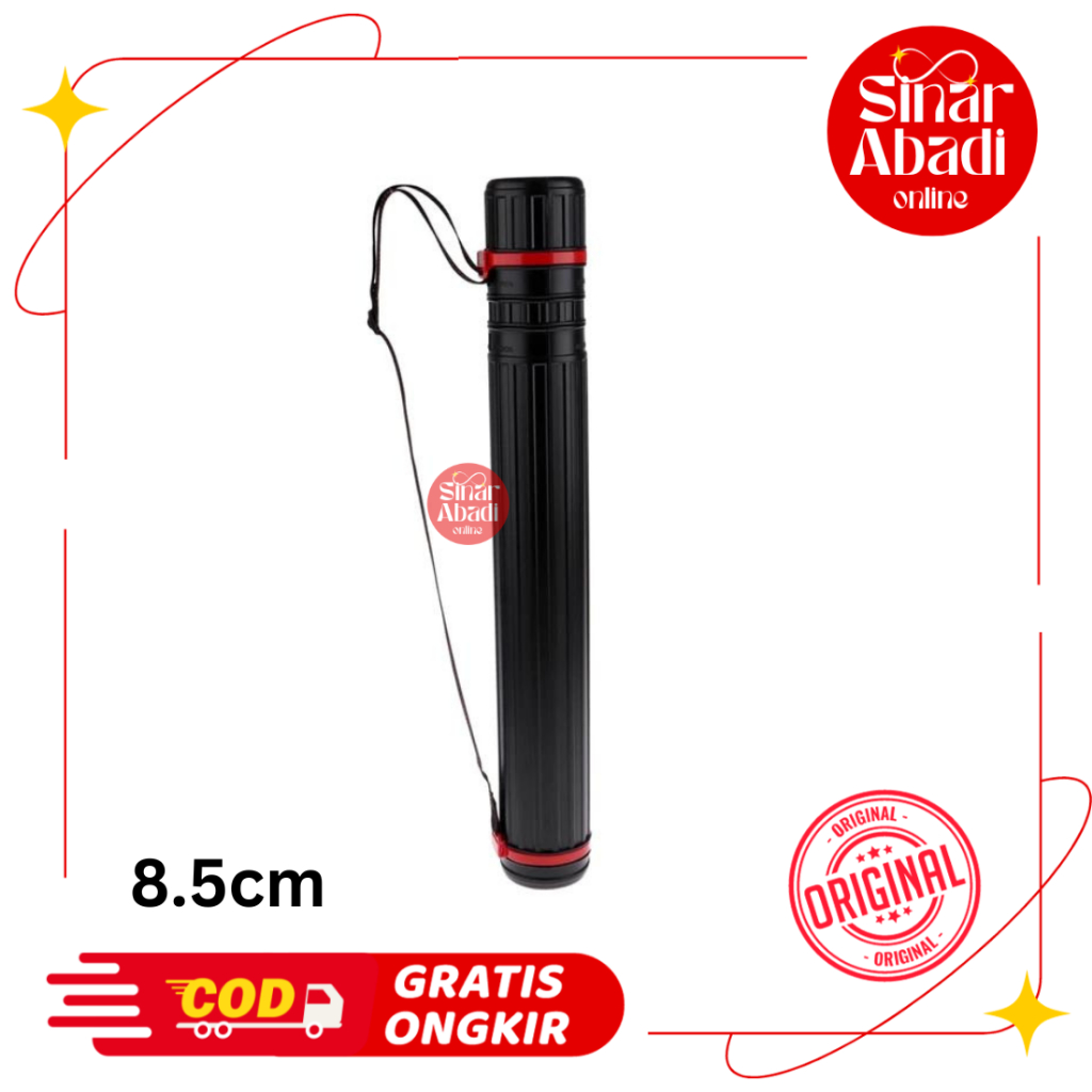 

TABUNG GAMBAR / DRAFTING TUBE V-TEC VT-5003 ( 64 - 108 x ∅ 8.5 CM )