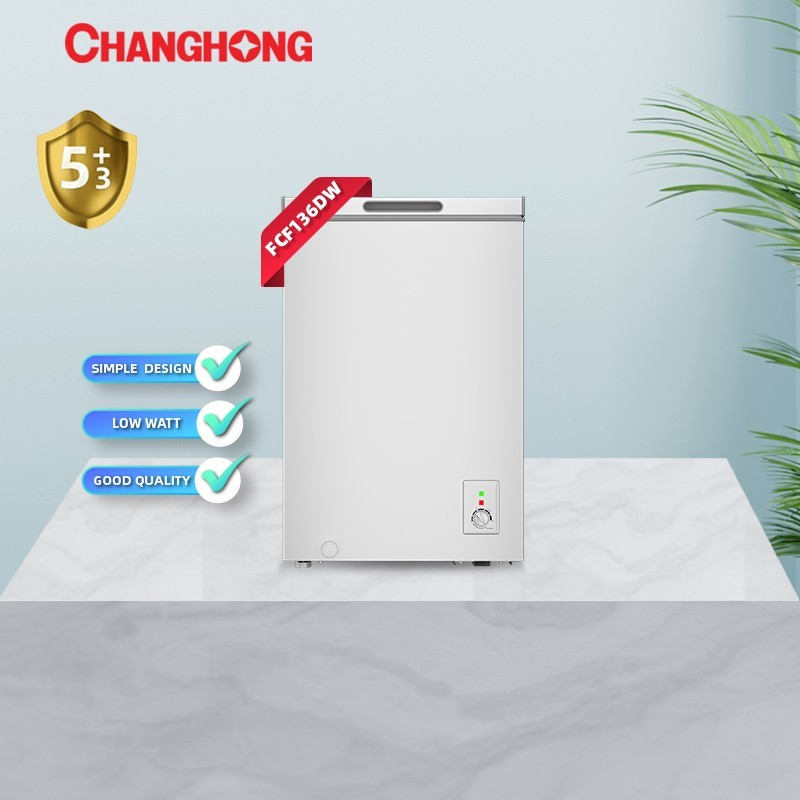 CHANGHONG FREEZER BOX CHEST FREEZER CHILLER FCF 136DW KAPASITAS 100 LITER