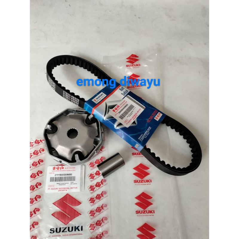 RUMAH ROLLER ASSY 2 ITEM (SPIN 125) SUZUKI ORIGINAL SPIN 125+SKYDRIVE+SKYWAVE