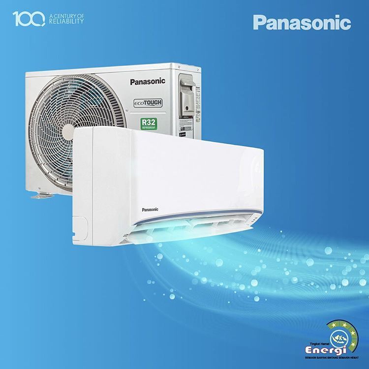 AC PANASONIC CS-LN9WKJ / 9 WKJ AC SPLIT 1 PK STANDARD SI-BIRU