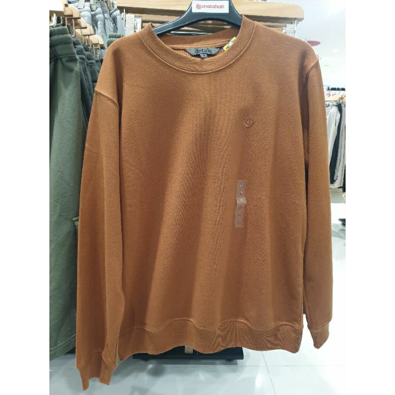Details sweater pria kain lembut dan adem nyaman dipakai size S-XL
