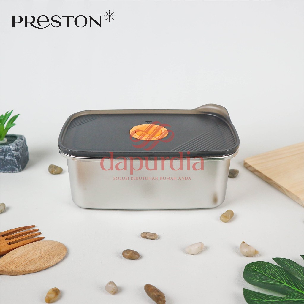 

Havin Vacuum Food Container 1100 ML Stainless Steel | Tempat Penyimanan Makanan Food Grade