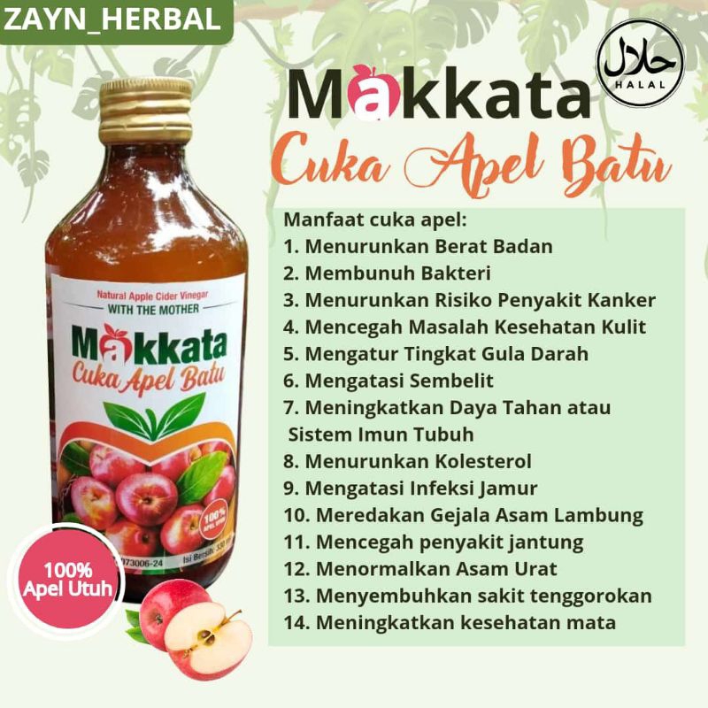 cuka apel makkata