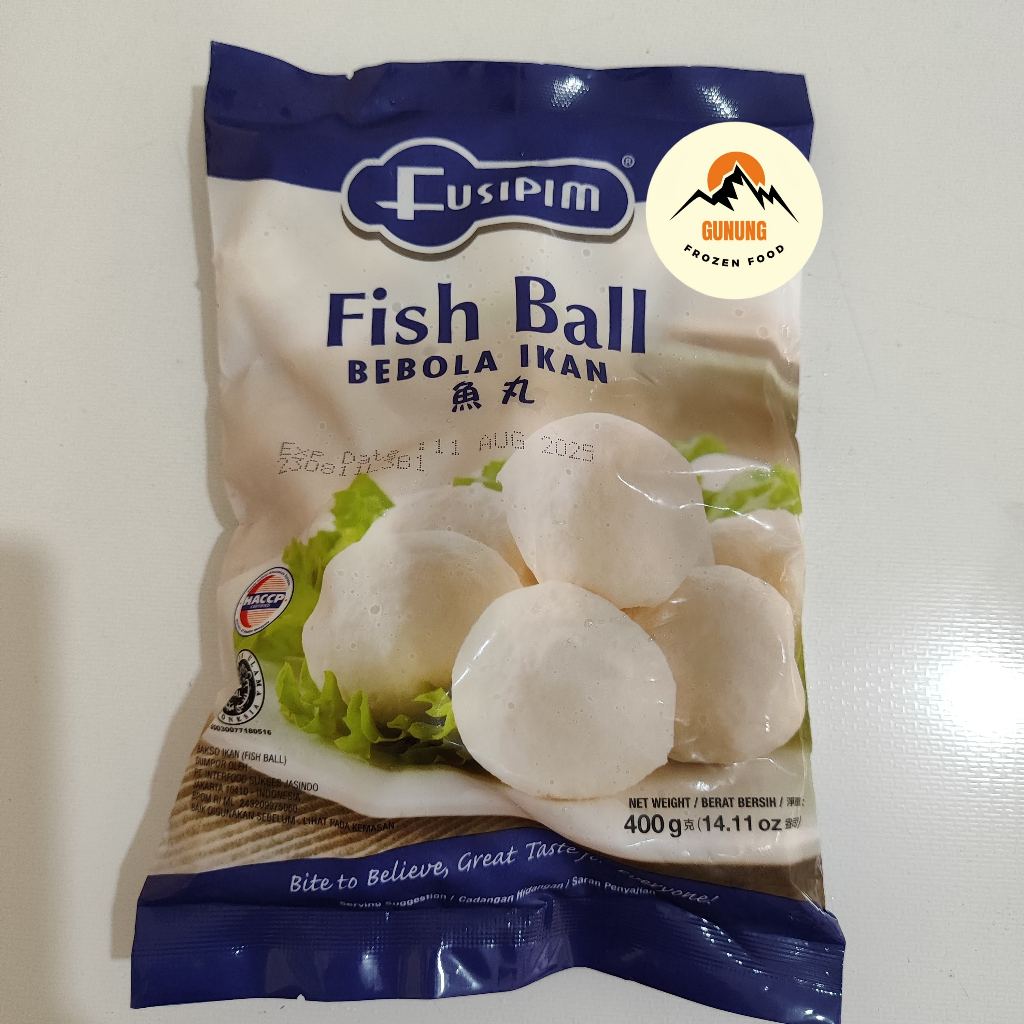 

Fusipim Bakso Ikan Import 400gr
