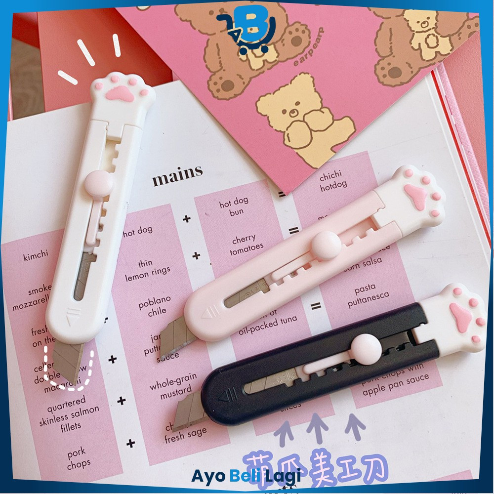 

Cutter Mini Portable Pisau Pemotong Kertas Motif Animal / Kater Mini Cutter Unboxing Paket Karakter Hewan Import ABL C786