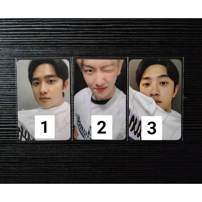 JUAL (READY) PHOTOCARD OFFICIAL BASEBALL UNIFORM POP-UP CREAM SODA KYUNGSOO D.O. BAEKHYUN EXO