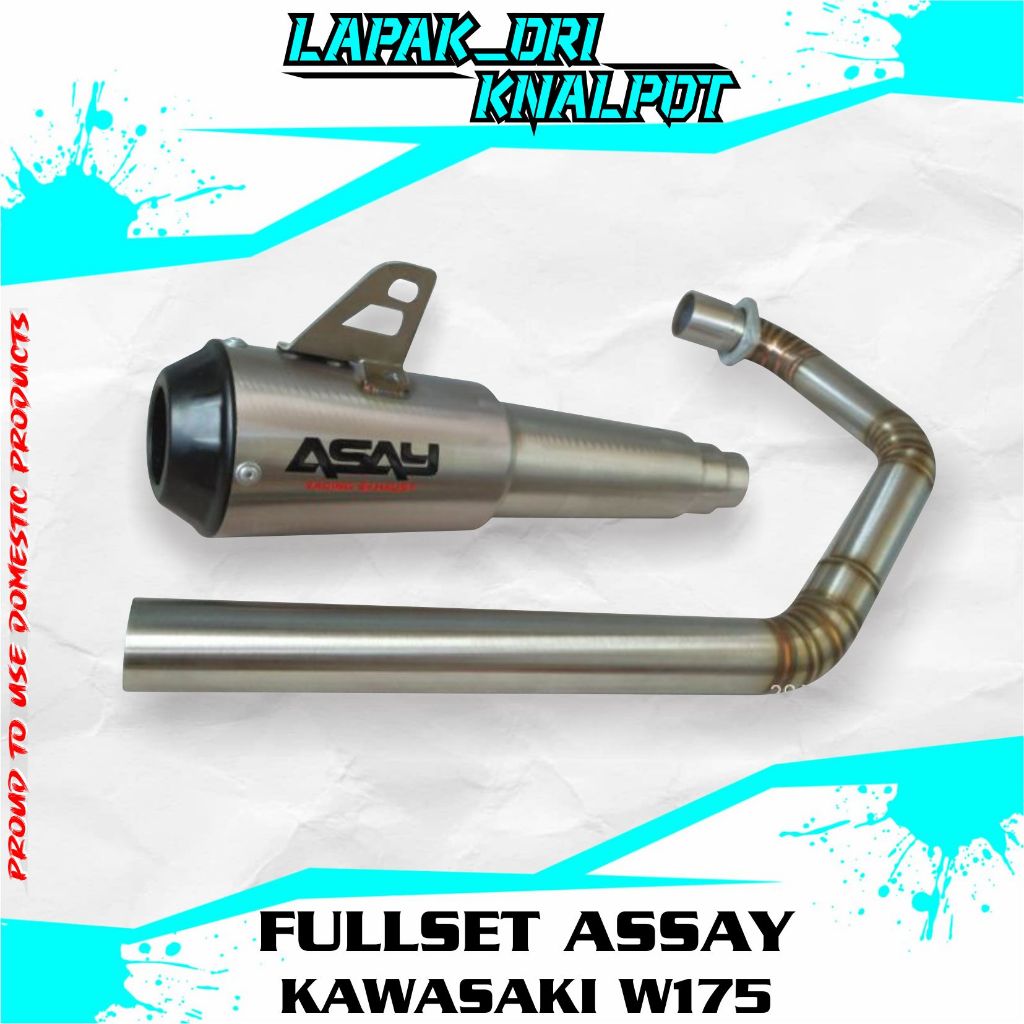 Knalpot racing kawasaki w175 Asay are_4