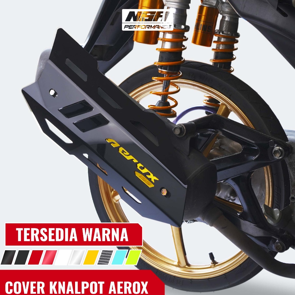 Bzg COVER KNALPOT AEROX OLD DAN NEW TUTUP KNALPOT AEROX 155 TAMENG KNALPOT AEROX 155 OLD COVER KNALP