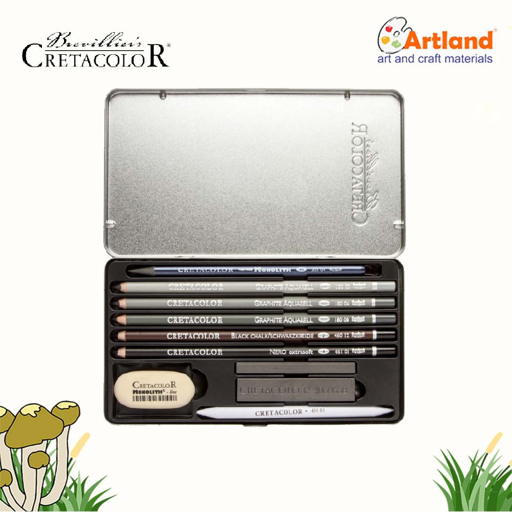 

Cretacolor Artino Graphite Artist Drawing Set of 10pcs