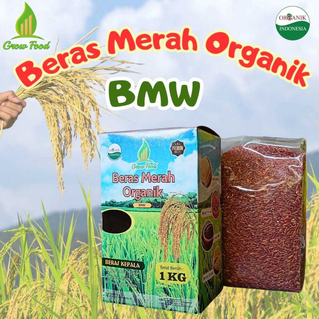 

Grow Food - Beras Merah Organik BMW - 1 Kg