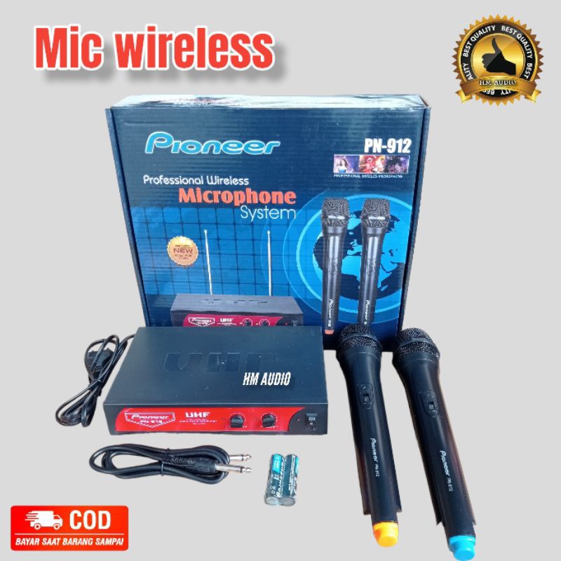 Mic Wireless Pioneer Mic Tanpa Kabel Pioneer