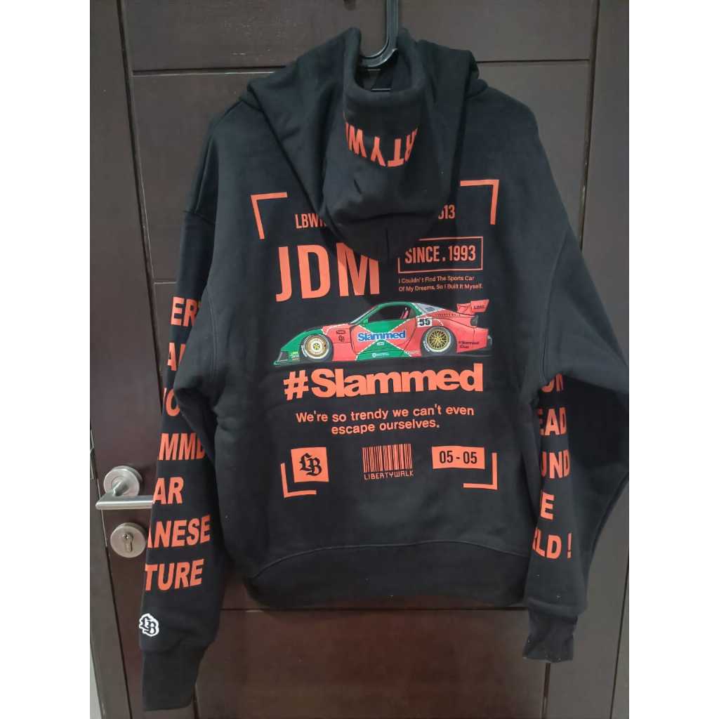 Liberty Walk LBWK Hoodie Black Mazda FD3S RX 7 Slammed Japan Limited